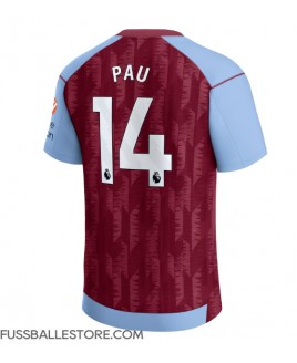 Günstige Aston Villa Pau Torres #14 Heimtrikot 2023-24 Kurzarm